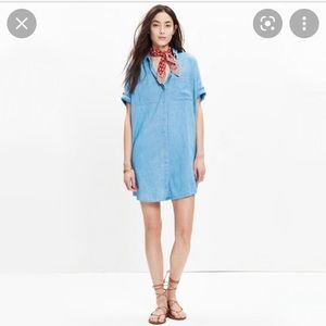 Madewell Courier Shirt Dress | Denim | XS